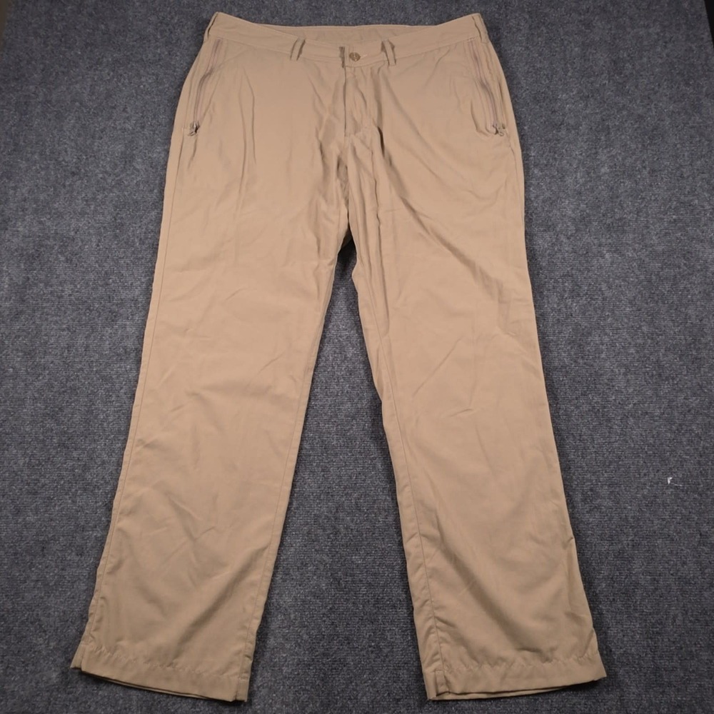 Clothing Arts P Cubed Pick-Pocket Proof Pants Mens 36x30 Khaki Tan Travel